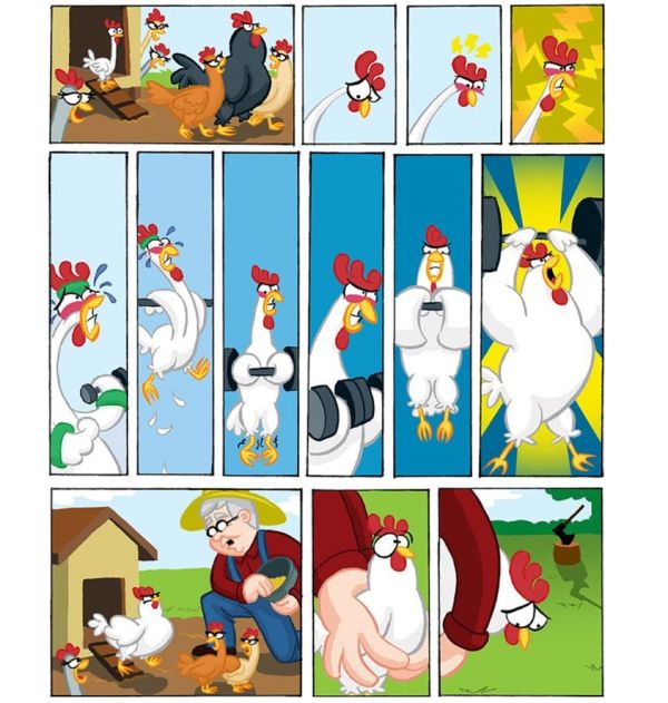 Смешные комиксы