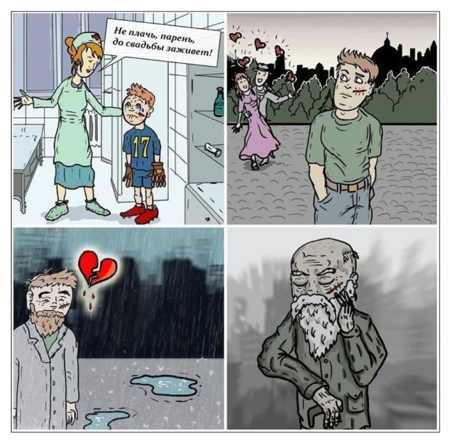 Смешные комиксы