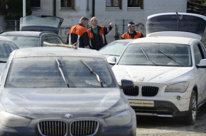 Утопленые машины в Германии