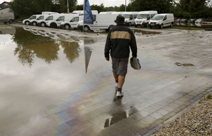 Утопленые машины в Германии