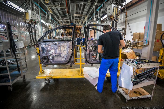 Как собирают автомобили Lifan на заводе Derways