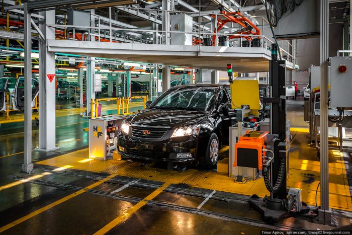 Как собирают автомобили Lifan на заводе Derways