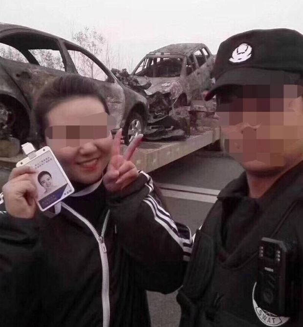 Китайская журналистка лишилась работы из-за фото на месте крупного ДТП