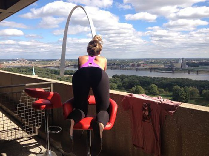 Штаны в обтяжку