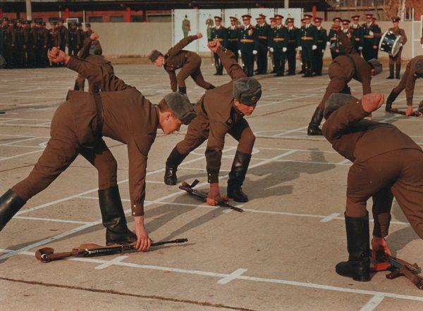 День открытых дверей  в советской армии