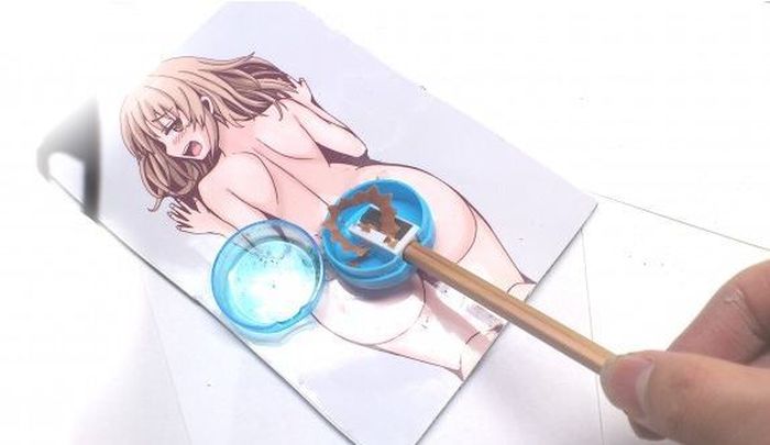 Изящная точилка для  карандашей