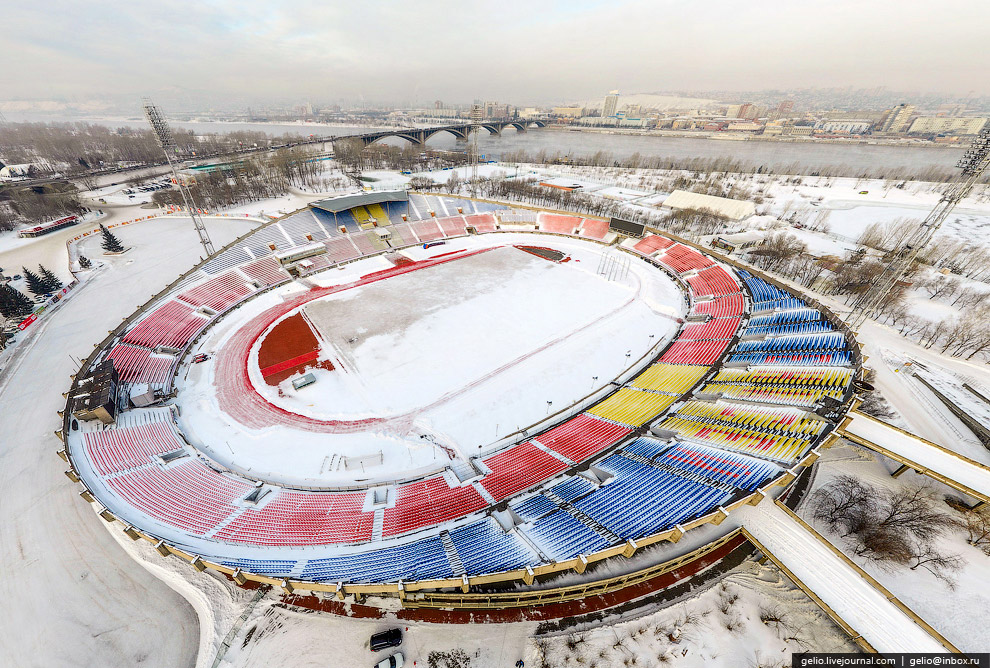 Зимний Красноярск