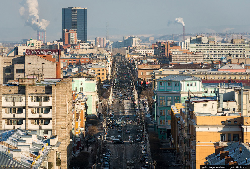 Зимний Красноярск