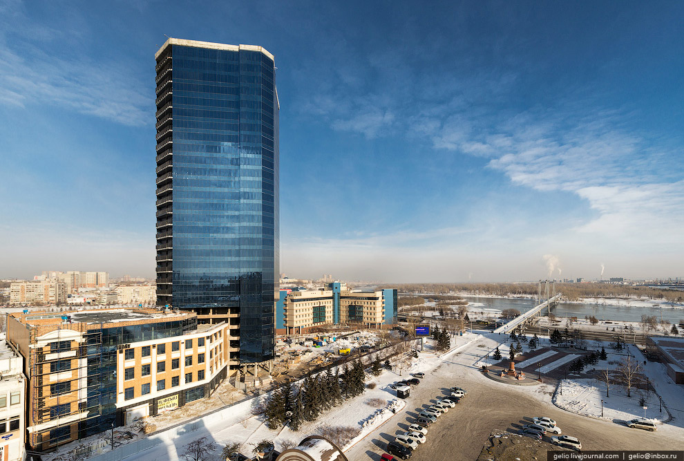 Зимний Красноярск