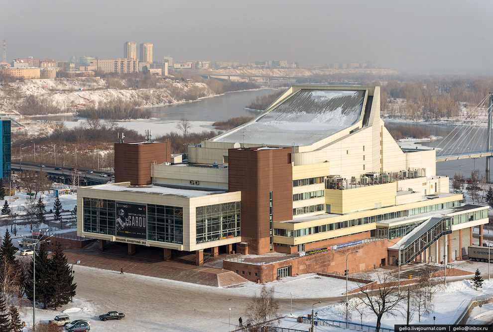 Зимний Красноярск