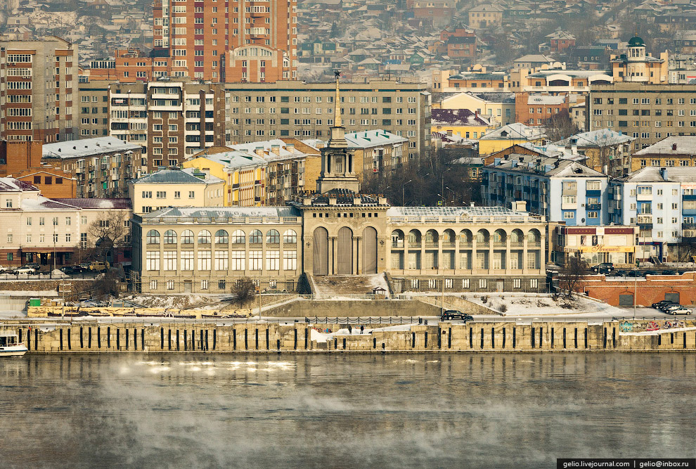 Зимний Красноярск