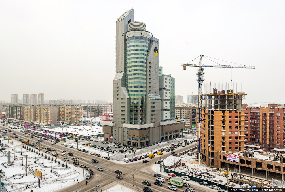 Зимний Красноярск