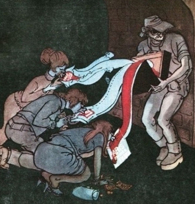 Подборка карикатур, высмеивающих советских «стиляг» Подборка карикатур, высмеивающих советских «стиляг»