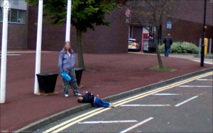Странные фотографии с Google Street. Часть 2
