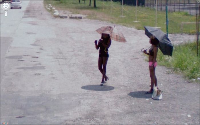 Странные фотографии с Google Street. Часть 2
