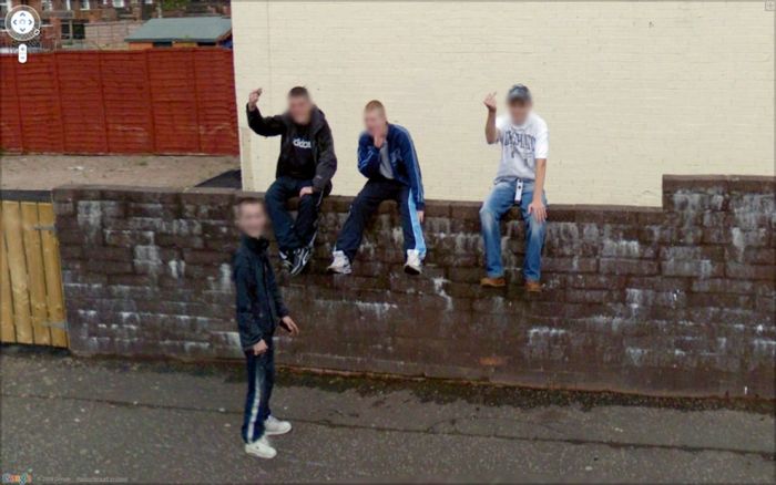 Странные фотографии с Google Street. Часть 2