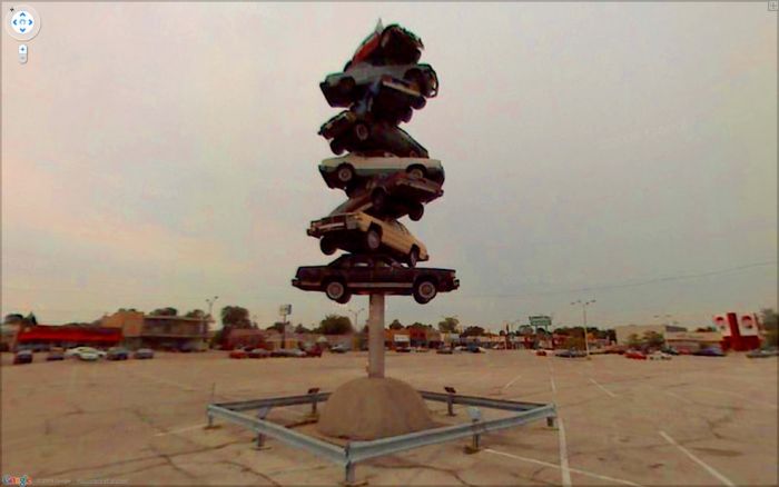 Странные фотографии с Google Street. Часть 2