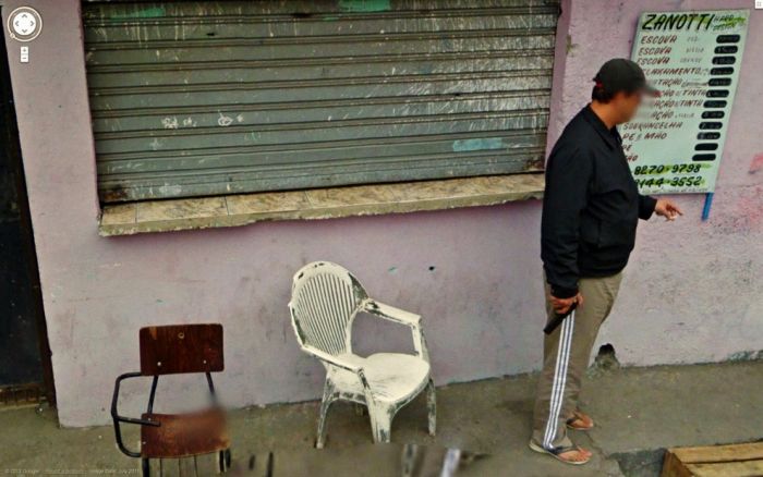 Странные фотографии с Google Street. Часть 2