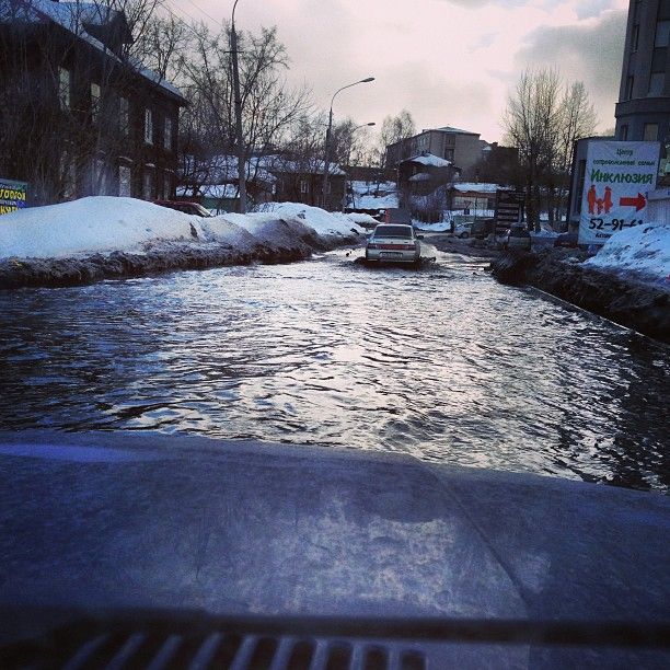 Как весна приходит в Москву (5 фото)