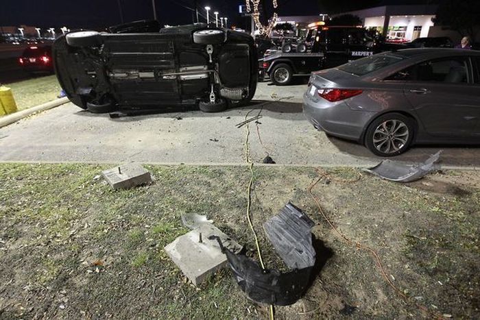 Как разбить 18 новых Hyundai на $700 тысяч (11 фото)