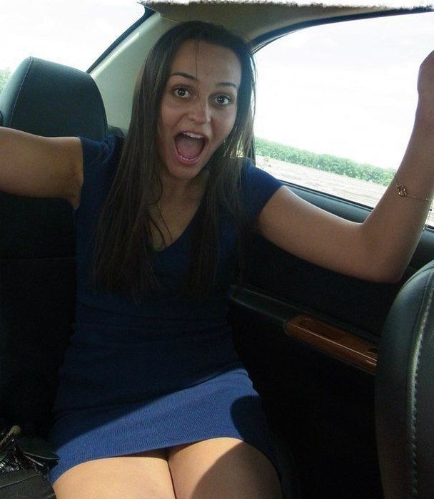 Наши девушки и автомобили (40 фото)