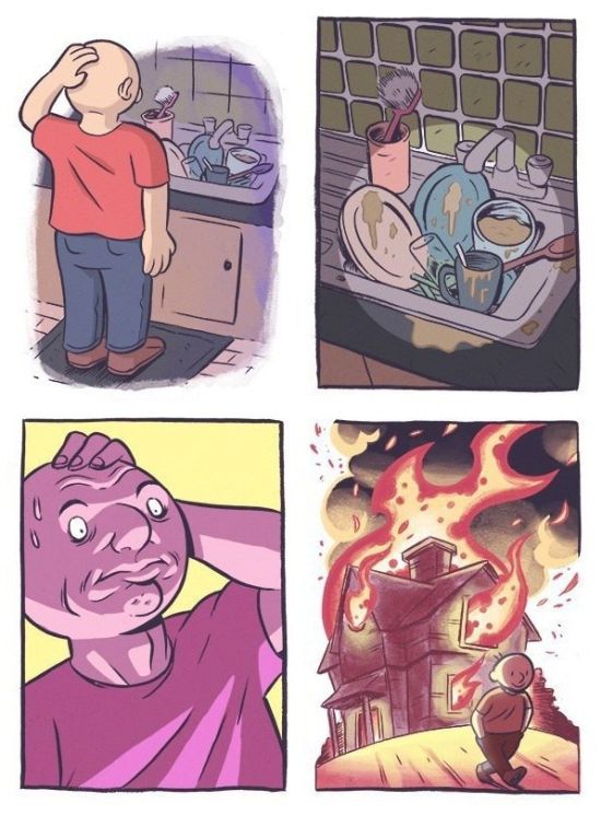 Смешные комиксы