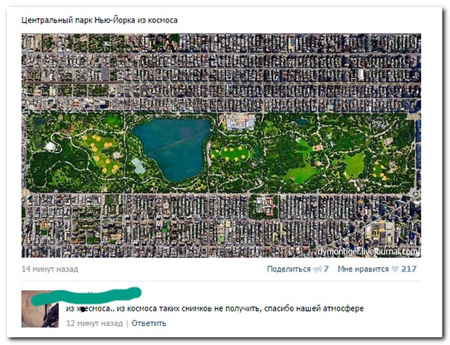 Смешные комментарии из социальных сетей