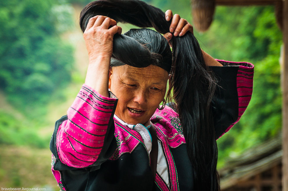 Рисовые террасы в Лонгшень Рисовые террасы в Лонгшень