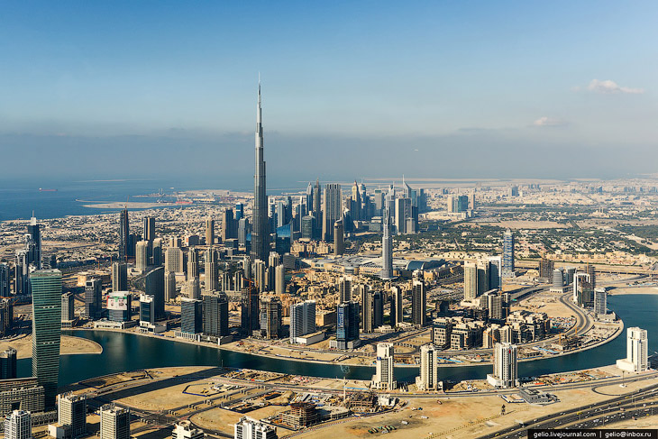 Дубай с вертолета Дубай с вертолета