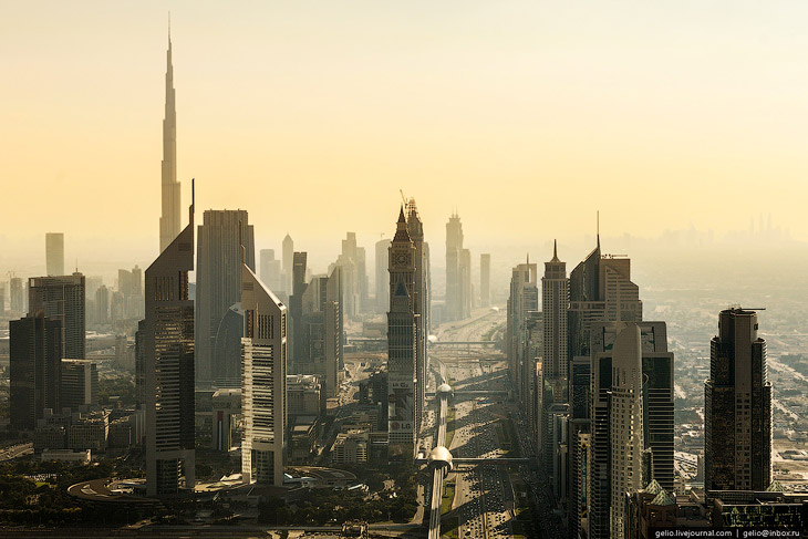 Дубай с вертолета Дубай с вертолета