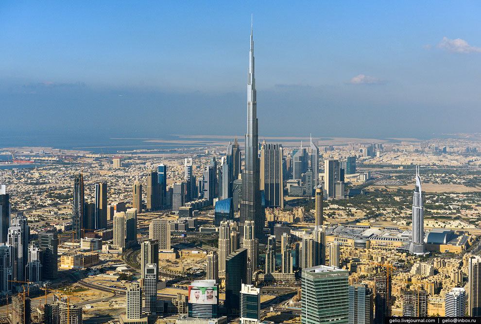 Дубай с вертолета Дубай с вертолета