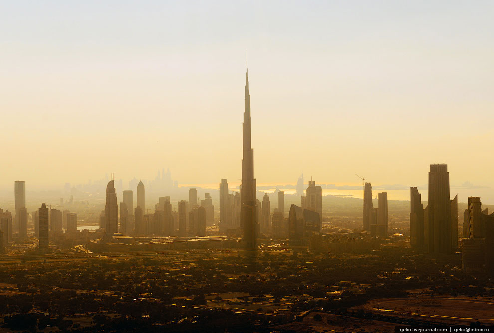 Дубай с вертолета Дубай с вертолета