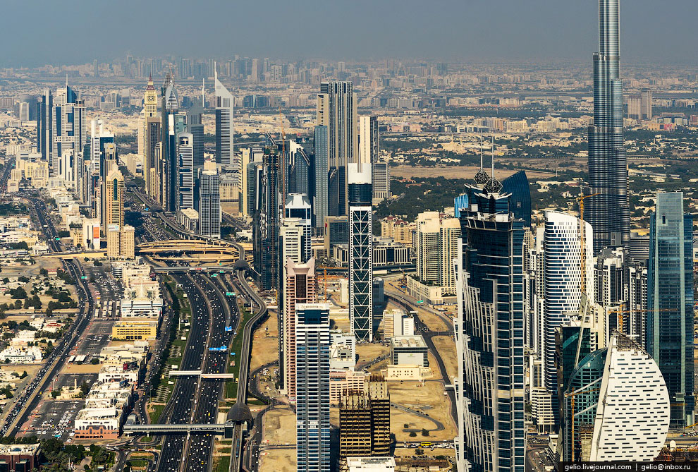 Дубай с вертолета Дубай с вертолета