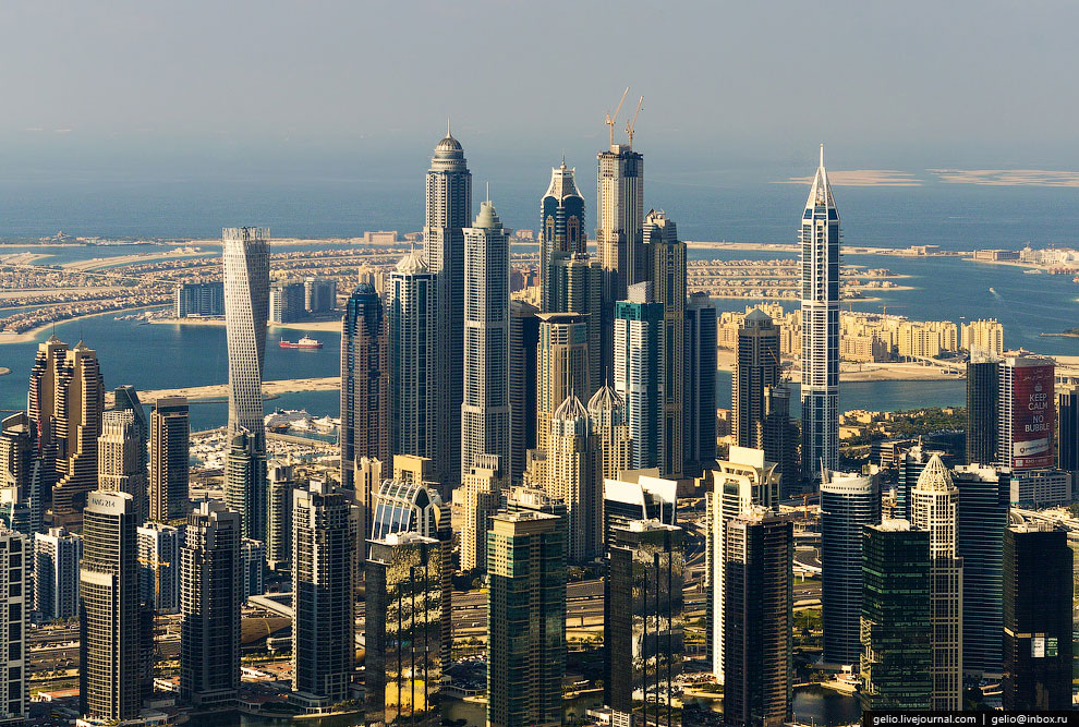 Дубай с вертолета Дубай с вертолета