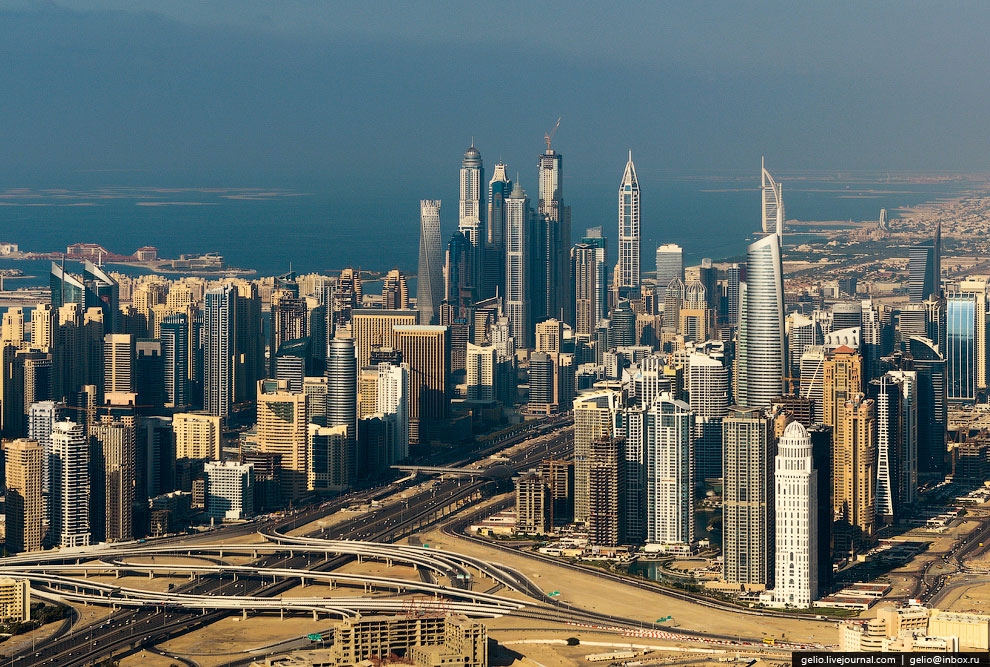 Дубай с вертолета Дубай с вертолета