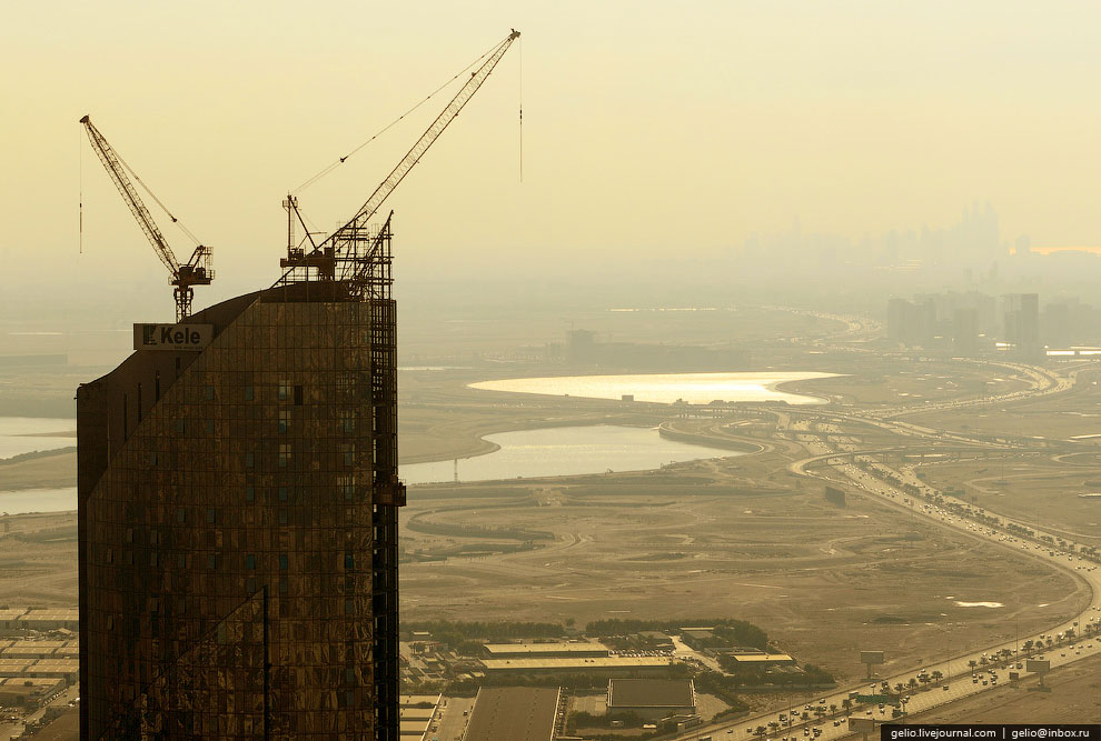 Дубай с вертолета Дубай с вертолета