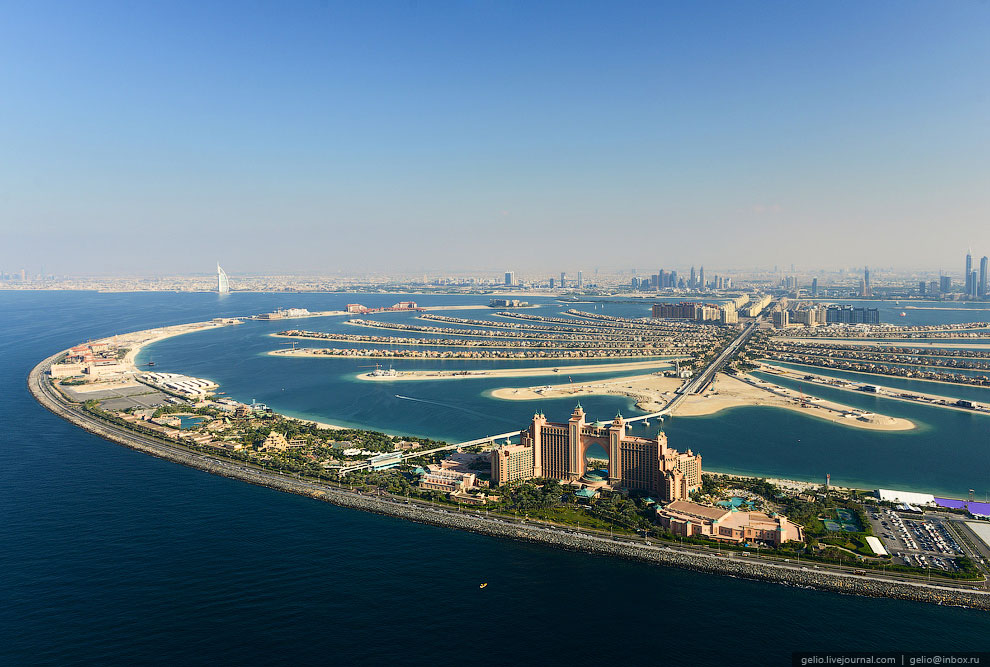 Дубай с вертолета Дубай с вертолета