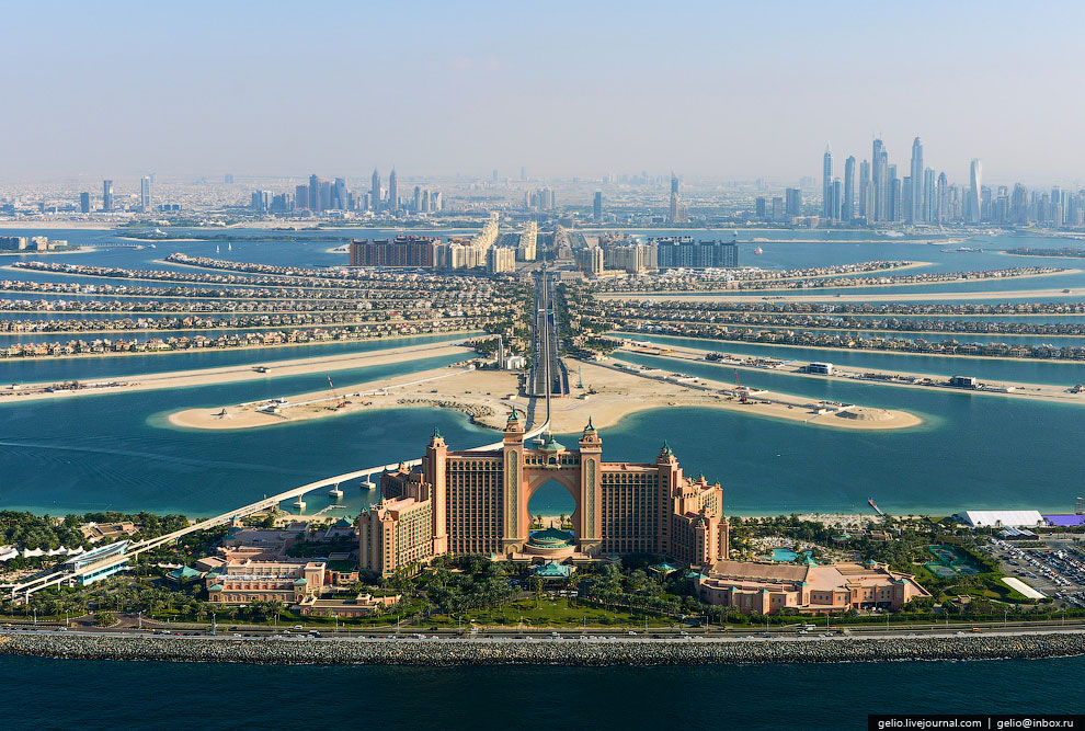 Дубай с вертолета Дубай с вертолета