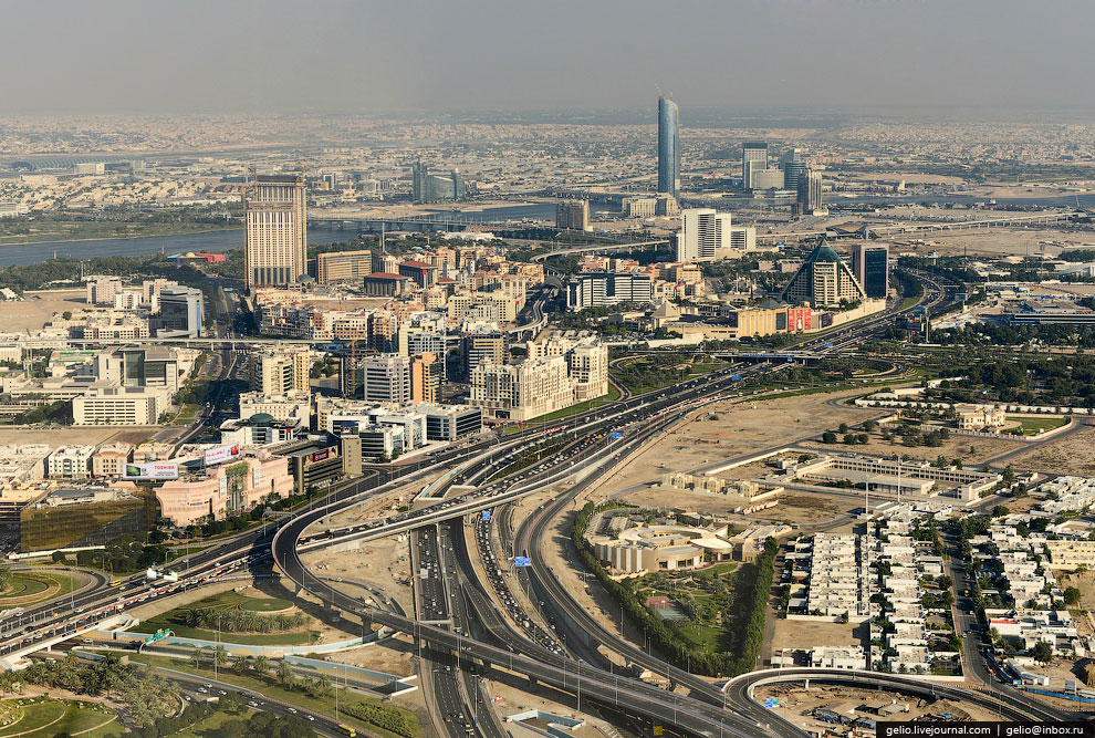Дубай с вертолета Дубай с вертолета