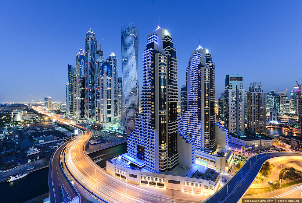 Дубай с вертолета Дубай с вертолета