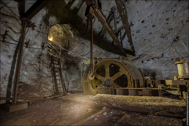 На километровой глубине