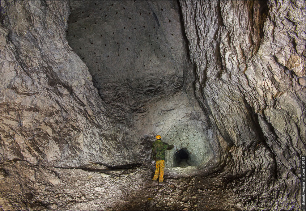 На километровой глубине
