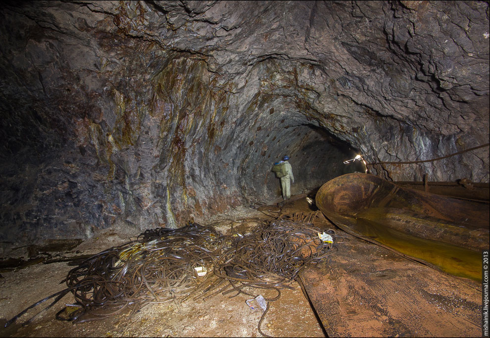 На километровой глубине