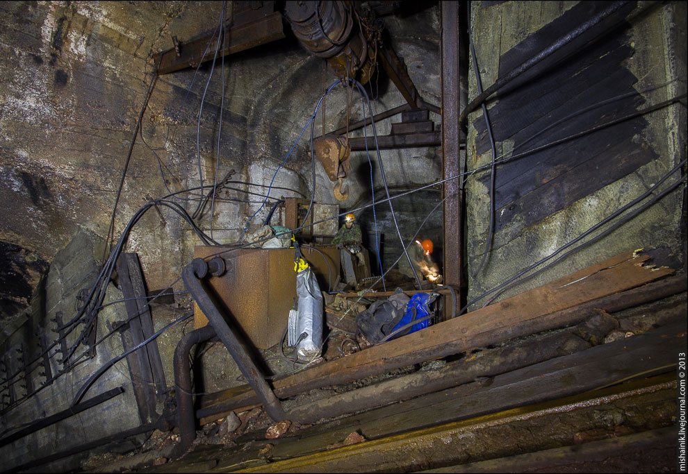 На километровой глубине