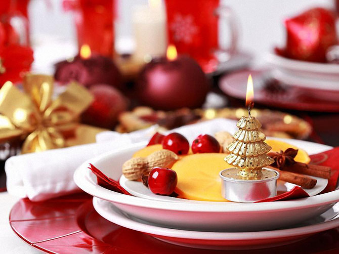 10 идей праздничного украшения стола