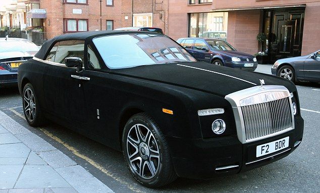 Rolls Royce обшитый бархатом