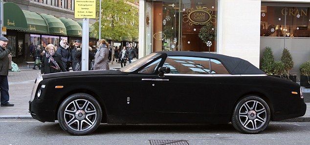 Rolls Royce обшитый бархатом