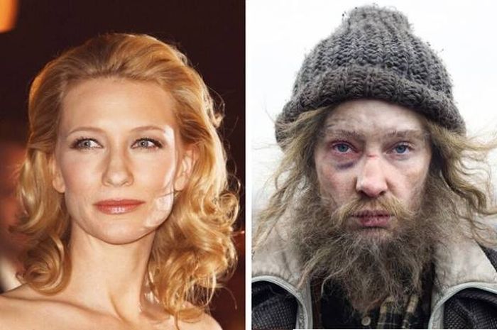 Актеры, которых сложно узнать в гриме