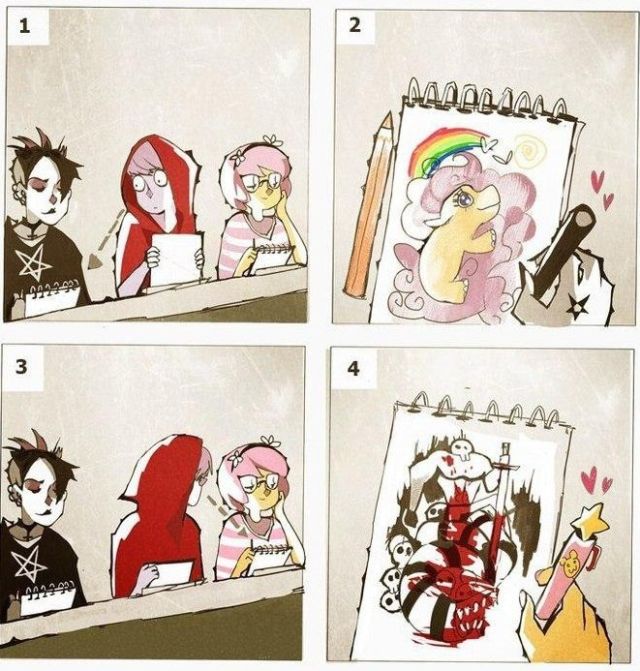 Смешные комиксы