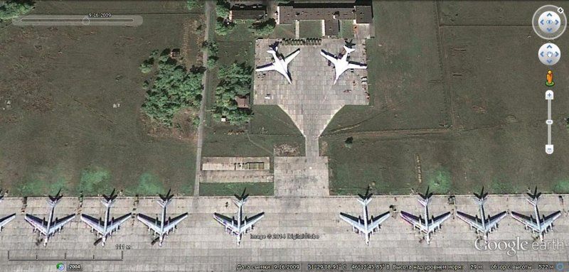 Российские стратегические ядерные силы и средства ПРО на снимках Google Earth (26 фото)